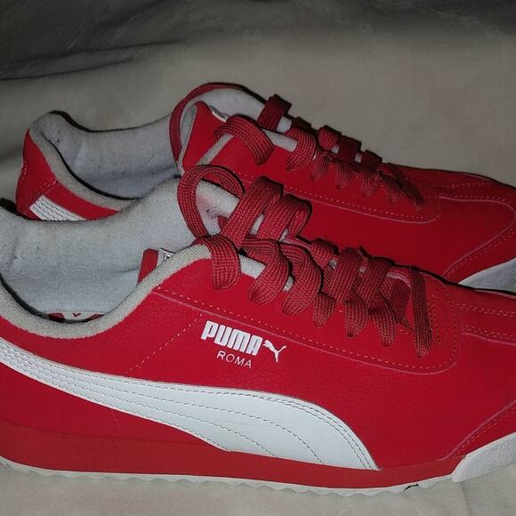 Childs Puma Roma Red sneakers Size 6.5 - Picture 2 of 5
